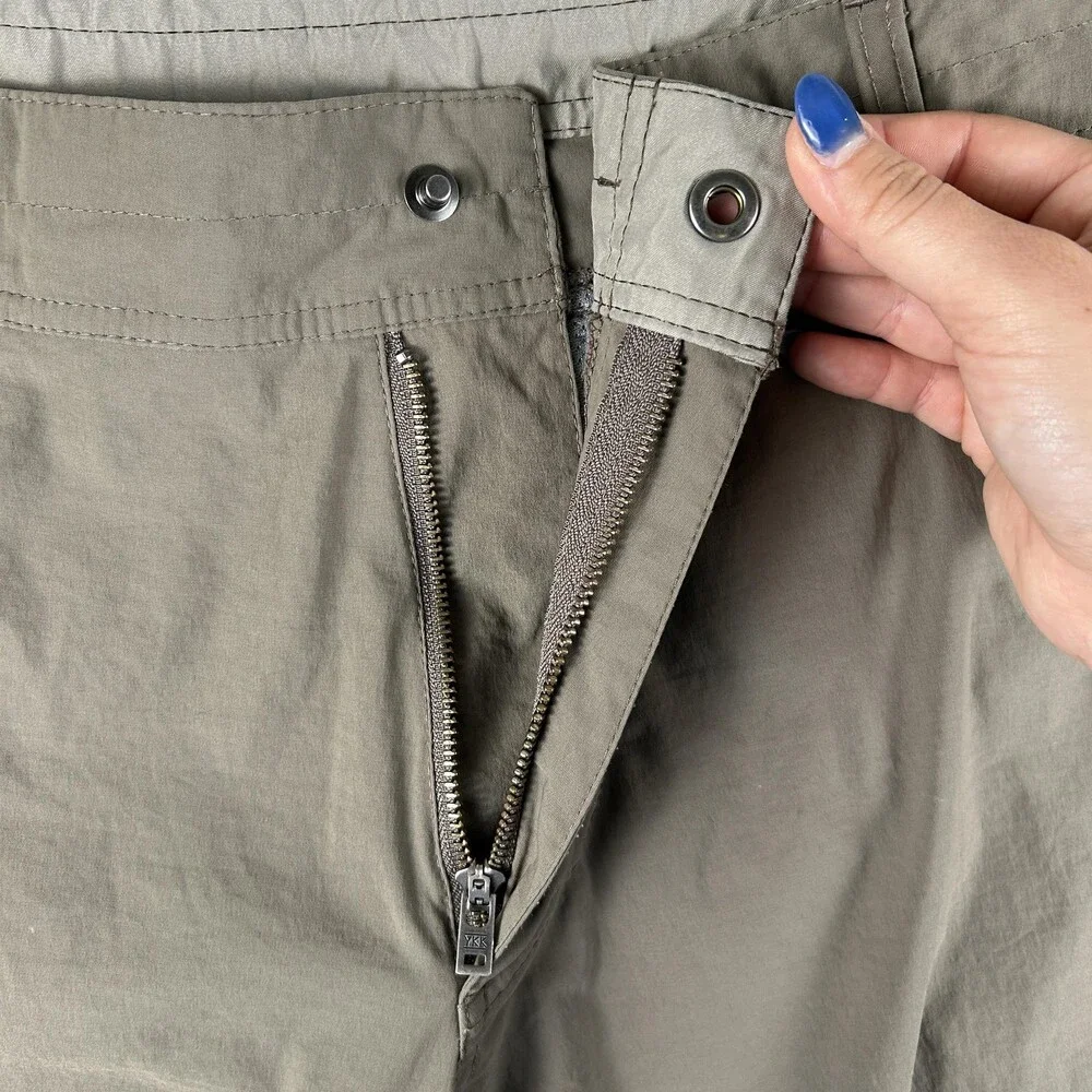 Kuhl Pants Mens 35x29 Slax Stretch Lightweight Hiking Outdoor Zip Pocket Khakis